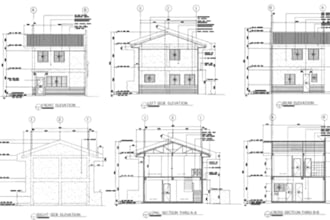 draw architectural city permit structural floor plan elevation adu hvac garage