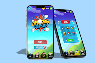 design stunning game UI for mobile, PC, or console games