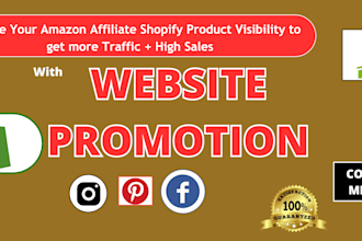 do amazon affiliate shopify product website promotion