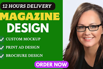 magazine brochure design product catalog cover print booklet ad newsletter flyer