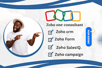 customize zoho CRM, zoho campaign, zoho form, and workflow automation