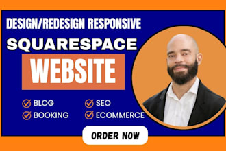 build squarespace website design, redesign squarespace seo website development