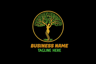 create a agriculture nonprofit and custom tree logo design