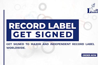 pitch your track to top major and independent record labels to get signed