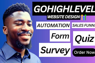 build your gohighlevel sales funnel build your website on gohighlevel website