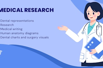handle urgent medical, dental and scientific illustrations for you