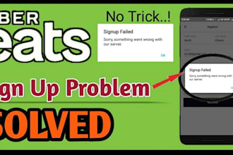 automate uber and zifty bot, uber eat bot, reactivate banned account, fix error