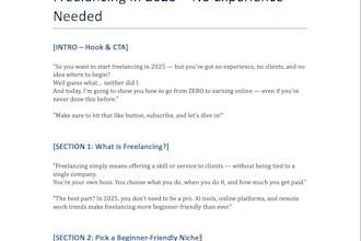 write engaging youtube video script with precision