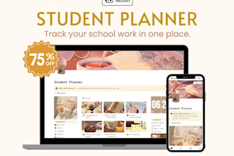 notion template,digital notion dashboard, notion planner for business use, life