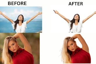 resize bulk images retouch and background removal
