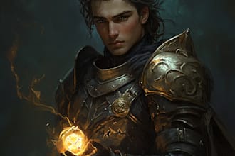 create high quality dnd character art