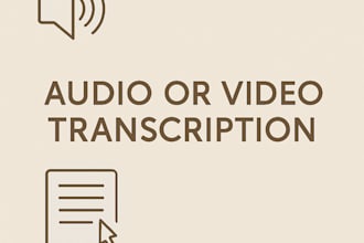 accurately transcribe your audio or video to text