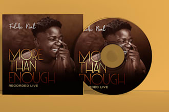 design a top notch gospel album cover and cd cover