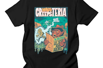 create a cartoon tshirt design