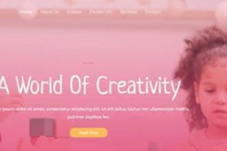 design daycare website kindergarten website childcare daycare preschool website