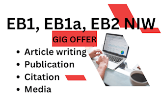 publish media article for eb1 visa criteria in top media outlets