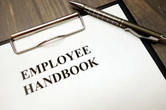write your company and organization policies manuals
