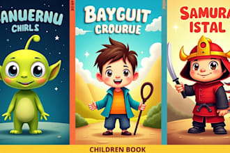 illustrate children story book, kids picture book using kling veo3