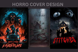 draw horror comic cover vintage retro poster dark art comic book artist