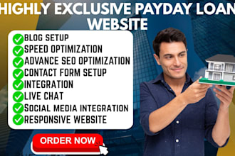 design payday loan website cash advance loan financial money lending website