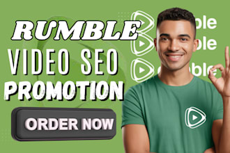 be your best rumble channel growth manager and video SEO expert rumble promotion