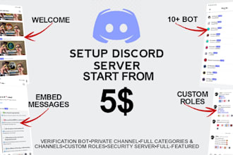 custom discord server setup for your community