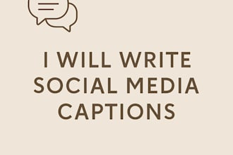 write engaging instagram, tiktok, or pinterest captions