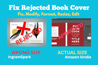 fix, resize, and format your KDP, ingramspark, or lulu book cover