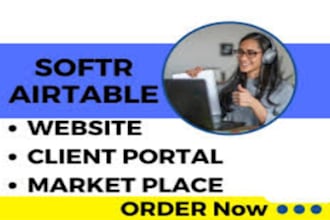 setup no code client portals with airtable, adalo, softr