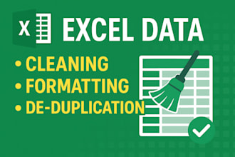 clean and format data in excel