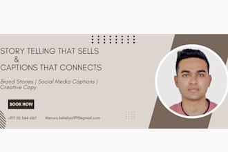write powerful storytelling captions and brand copy that connects