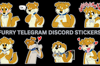 create furry stickers nsfw animated stickers for telegram and discord community