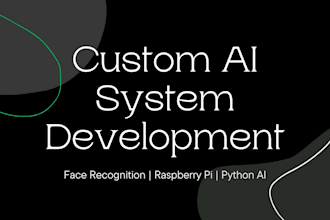 create a custom ai system that recognizes your face and responds