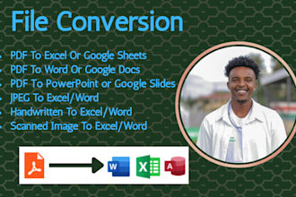 convert PDF to word, excel, powerpoint, file conversion