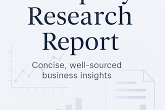 research and summarize any company with financial insights