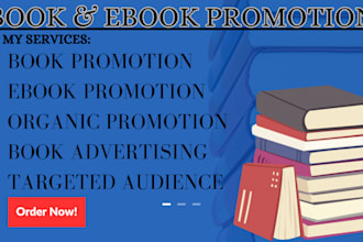 promote and advertise your book and ebook to improve your book sales