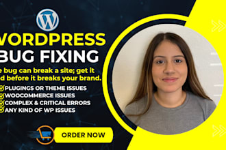 fix wordpress issues, fix wordpress error wordpress bug fix, woocommerce bug fix