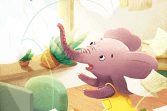 children story book illustration children story book illustration