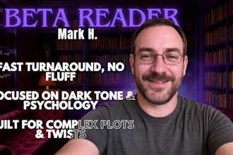 provide fast beta reading for dark fantasy or thrillers
