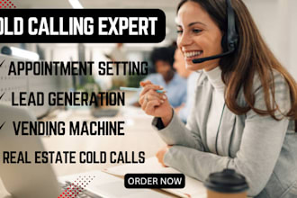 do cold calling lead generation vending machine locator appointment setting