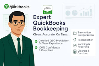 expertly set up, cleanup, reconcile, and review your books for e commerce