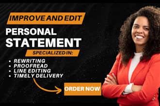 edit and improve your personal statement, medical, college, admission, sop