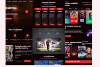 build a professional iptv website, iptv reseller website, ott app or stream