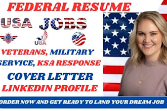 write a USA jobs compliant federal resume that meets government hiring standards