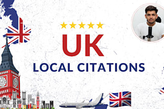 build 150 verified UK local citations to improve gmb ranking