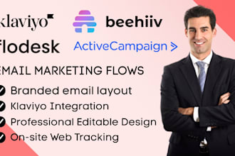 design beehiiv flodesk active campaign newsletter and klaviyo email template