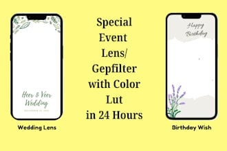 create snapchat lens for your events, business, lens studio