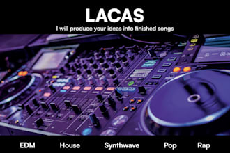 produce mix and master tracks and vocals for any genre