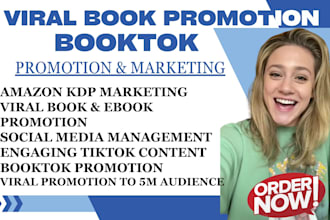 viral booktok tiktok book promotion amazon kdp ads booktok influencer video book