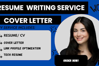 write tech resume, ats resume writing, cover letter and optimize your linkedin